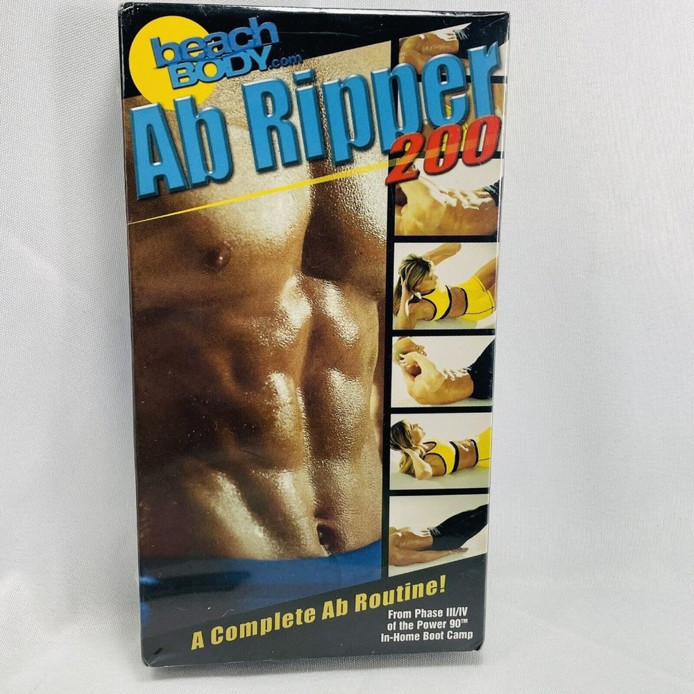 Beach Body: Ab Ripper 200 Brand New Sealed VHS Tape Exercise Workout Sealed